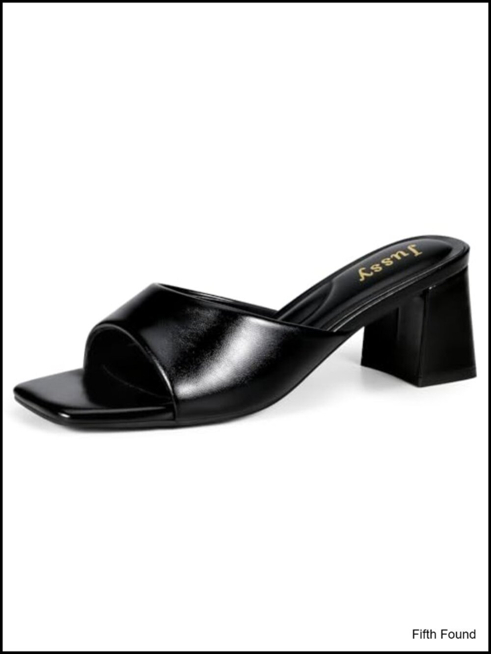 Women's Square Open Toe Heeled Sandals Slip On Block Chunky Low Heels